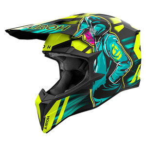 AIROH - Casco Cross Wraaap Cyber - Casco Cross