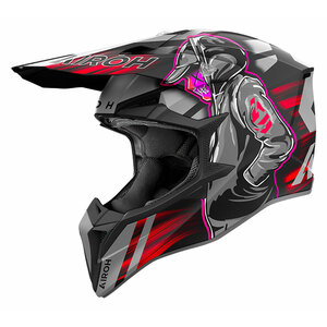 AIROH - Casco Cross Wraaap Cyber - Casco Cross