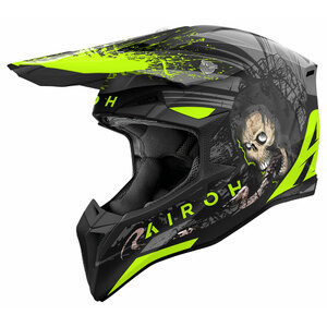 AIROH - Casco Cross Wraaap Darkness - Casco Cross
