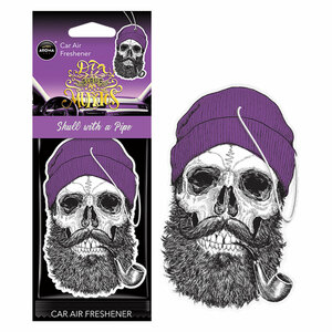 AROMA CAR - Profumi da appendere DDL Muertos Skull with a Pipe - AROMA CAR - Profumi da appendere