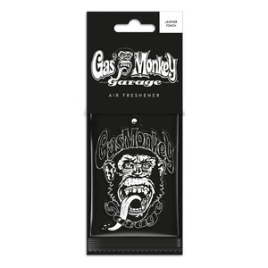 AROMA CAR - Profumi da appendere Gas Monkey Leather Touch Black - AROMA CAR - Profumi da appendere