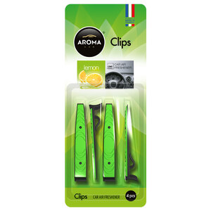 AROMA CAR - Profumi da bocchetta aria CLIPS Lemon - AROMA CAR - Profumi da bocchetta aria