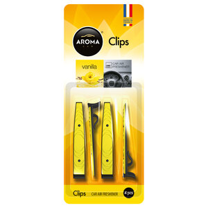AROMA CAR - Profumi da bocchetta aria CLIPS Vanilla - AROMA CAR - Profumi da bocchetta aria