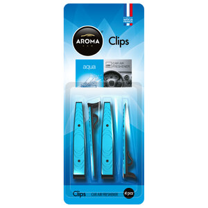 AROMA CAR - Profumi da bocchetta aria CLIPS Aqua - AROMA CAR - Profumi da bocchetta aria