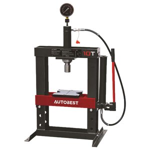 AUTOBEST - Pressa idraulica 10T con manometro - AUTOBEST - Pressa idraulica