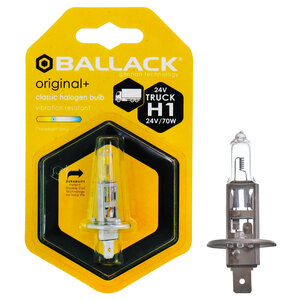 BALLACK - Lampadina alogena Original H1 - Truck - BALLACK - Lampadina alogena
