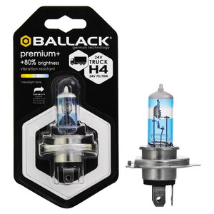 BALLACK - Lampadina alogena Premium H4 - Truck - BALLACK - Lampadina alogena
