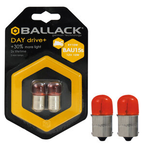 BALLACK - Lampadina moto BAU15Sa filamento Day Drive + BAU15S - BALLACK - Lampadina moto BAU15Sa filamento