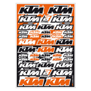 BLACKBIRD - Adesivi Vari Loghi sponsor KTM - BLACKBIRD - Adesivi Vari