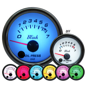 BLINK - Manometro olio BW Pressione Olio - BLINK - Manometro olio