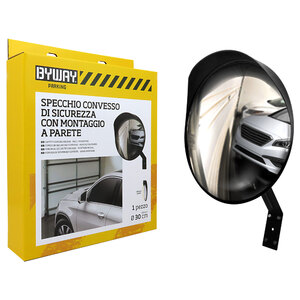 BYWAY - Specchio convesso Montaggio a parete - BYWAY - Specchio convesso