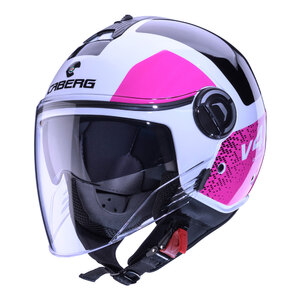 CABERG - Casco Jet Demi Jet Riviera V4X Alpha - Casco Jet Demi Jet