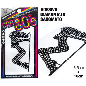 CAR80S - Adesivi diamantati Sexy Girl Pin Up - CAR80S - Adesivi diamantati