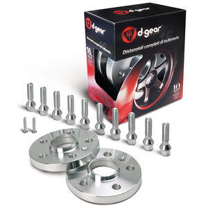 D-GEAR - Kit distanziali e bulloni RX complete set - Red series - D-GEAR Alfa Romeo 145, 146, 155, 164, Mito, Autobianchi Y10, Fiat Barchetta, Brava, Bravo, Cinquecento - Kit distanziali e bulloni