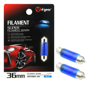 D-GEAR - Lampadina a siluro a filamento Super - 36 Feston SV8,5 Lamp - D-GEAR - Lampadina a siluro a filamento