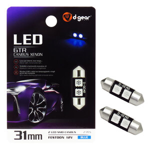 D-GEAR - Lampadina a siluro a led GTR- Led Feston SV8,5 Canbus - D-GEAR - Lampadina a siluro a led