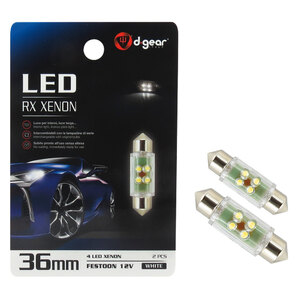 D-GEAR - Lampadina a siluro a led RX - SV8,5 XENON LED - D-GEAR - Lampadina a siluro a led