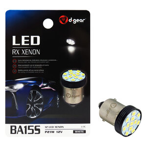 D-GEAR - Lampadina BA15S a led RX Xenon BA15S - D-GEAR - Lampadina BA15S a led