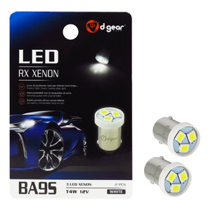 D-GEAR - Lampadina BA9S a led RX - BA9S Xenon - D-GEAR - Lampadina BA9S a led