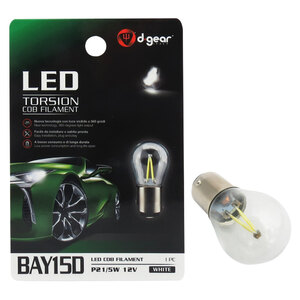 D-GEAR - Lampadina BAY15D a led BAY15D Torsion COB filament - D-GEAR - Lampadina BAY15D a led