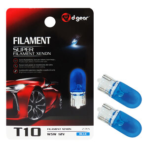 D-GEAR - Lampadina T10 a filamento Super - T10 - D-GEAR - Lampadina T10 a filamento
