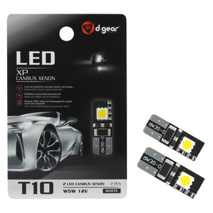 D-GEAR - Lampadina T10 a led XP - T10 Canbus 2 Led - D-GEAR - Lampadina T10 a led