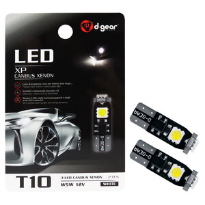 D-GEAR - Lampadina T10 a led XP - T10 Canbus - D-GEAR - Lampadina T10 a led