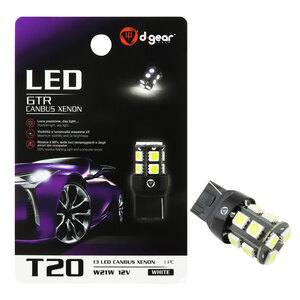 D-GEAR - Lampadina T20 a led XP - T20 - 2 contatti Canbus - D-GEAR - Lampadina T20 a led