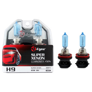 D-GEAR - Lampadine Altri Attacchi H9 - Super White - D-GEAR - Lampadine Altri Attacchi