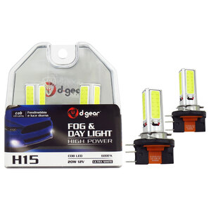 D-GEAR - Lampadine Altri Attacchi Cob Led Fog and Day Light - D-GEAR - Lampadine Altri Attacchi