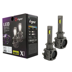 D-GEAR - Lampadine H1 X-series Led Headlight Direct Plug - D-GEAR - Lampadine H1