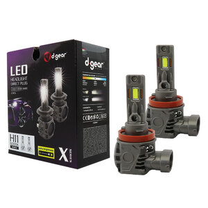 D-GEAR - Lampadine H11 X-series Led Headlight Direct Plug - D-GEAR - Lampadine H11
