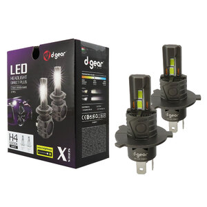 D-GEAR - Lampadine H4 X-series Led Headlight Direct Plug - D-GEAR - Lampadine H4
