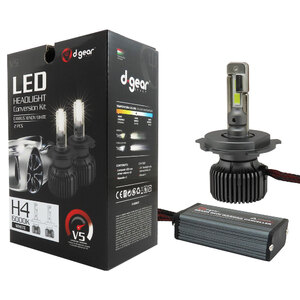 D-GEAR - Lampadine H4 Led Headlight Conversion Kit V5 - D-GEAR - Lampadine H4