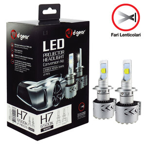 D-GEAR - Lampadine H7 Led Projector Headlight Conversion Kit - D-GEAR - Lampadine H7