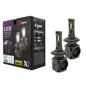 D-GEAR - Lampadine H7 X-series Led Headlight Direct Plug - D-GEAR - Lampadine H7
