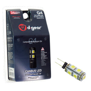 D-GEAR - Lampadina G4 5050 a led XP - G4 5050 Canbus SMD Led - D-GEAR - Lampadina G4 5050 a led