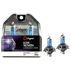 D-GEAR - Lampadine H4 H4 - GTR - Extreme White - D-GEAR - Lampadine H4