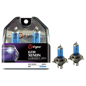D-GEAR - Lampadine H4 H4 - GTR - Extreme Azzurro - D-GEAR - Lampadine H4