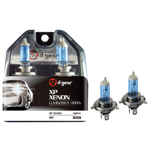 D-GEAR - Lampadine H4 H4 - XP - Mirror White - D-GEAR - Lampadine H4