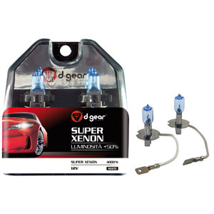 D-GEAR - Lampadine Altri Attacchi H3 - Super White - D-GEAR - Lampadine Altri Attacchi