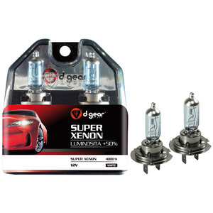 D-GEAR - Lampadine H7 H7 - Super White - D-GEAR - Lampadine H7