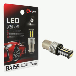 D-GEAR - Lampadina BA15S a led BA15S Led Radiator Canbus Xenon - D-GEAR - Lampadina BA15S a led