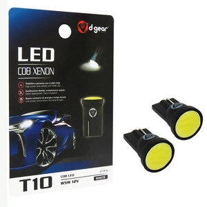 D-GEAR - Lampadina T10 a led T10 Led Cob Xenon - D-GEAR - Lampadina T10 a led