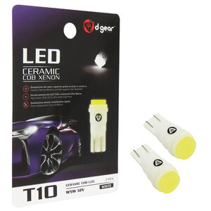 D-GEAR - Lampadina T10 a led T10 Ceramic Cob Led - D-GEAR - Lampadina T10 a led