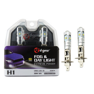 D-GEAR - Lampadine H1 Cree Led Fog and Day Light - D-GEAR - Lampadine H1