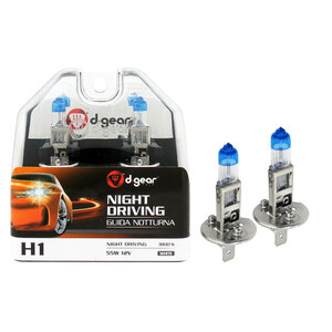 D-GEAR - Lampadine H1 Night Driving - D-GEAR - Lampadine H1
