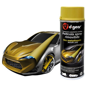 D-GEAR - Vernice-removibile spray Oro metallizzato - D-GEAR - Vernice-removibile spray