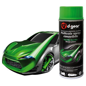 D-GEAR - Vernice-removibile spray Verde lucido - D-GEAR - Vernice-removibile spray
