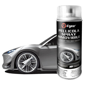 D-GEAR - Vernice-removibile spray Trasparente lucido - D-GEAR - Vernice-removibile spray
